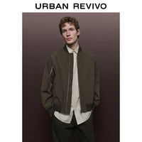 URBAN REVIVO 拼色立领 男士外套