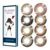 FLANMY美瞳日抛10片盒装T-Garden彩色隐形眼镜大直径女自然三明治工艺 14.5大直径【摩卡黑咖啡】自然扩瞳 大眼 175度