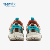 天美意童鞋儿童运动鞋透气软底防滑2024春秋女童运动休闲鞋 米色【网面款】 29