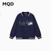 马骑顿（MQD）MQD男大童秋季经典学院风字母棒球服外套 藏青 1