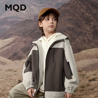 马骑顿(MQD)MQD男大童秋季工装户外潮酷机能感连帽外套