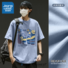 JEANSWEST 真维斯 男士短袖T恤 2025夏季新款宽松运动休闲上衣