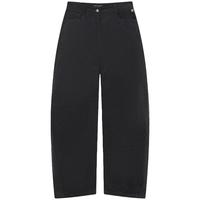 Teenie Weenie小熊女装休闲裤2025年秋冬宽松时髦灯芯绒香蕉裤 煤灰色 M