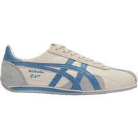 Onitsuka Tiger鬼塚虎男女款中性鞋子复古舒适运动休闲鞋男RUNSPARK 米色/蓝色 40