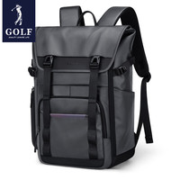 高尔夫 双肩包男士运动背包女休闲旅行书包防泼水通勤出游背包 款式7-灰色