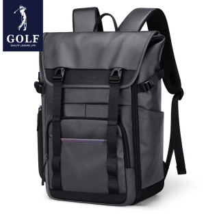 高尔夫 双肩包防泼水通勤出游背包  款式7-灰色