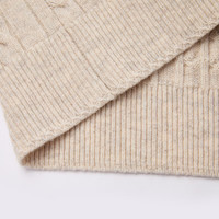 ELAND衣恋毛衣女时尚假两件长袖套头针织衫2025秋季 燕麦色(33)OATMEAL M /165