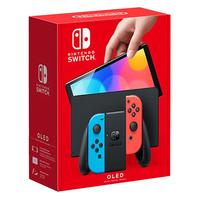 Nintendo/任天堂 体感游戏 游戏机 Switch OLED 红蓝 【港版】 国行版