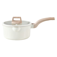 卡罗特奶锅辅食锅婴儿宝宝煎煮一体多功能小锅一人食煮面锅不粘锅 18cm