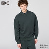 UNIQLO 优衣库 男装/男女同款宽松卫衣/长袖运动衫休闲上衣481040 58 深绿色 XL /180/108B