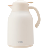 膳魔师（THERMOS）保温壶1480ml真空玻璃内胆暖水壶家用大容量热水瓶TEHA-1500G-CRM 玻璃内胆*奶油白