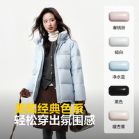 波司登 女款连帽羽绒服面包服