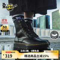 Dr.Martens 马丁（DR.MARTENS）Zavala西部靴男女秋季舒适轻量黑色女工装风马丁靴 黑色 36