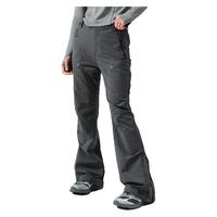 NOTHOMMEBLUE蓝岐户外防泼水微喇软壳裤运动登山拼接工装长裤女 岩石灰 L （WL）