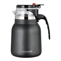 富光闷茶壶泡茶壶304不锈钢保温茶壶焖茶水分离壶老白茶焖泡茶