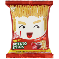 马卡兰马来西亚蘸酱马铃薯条（附番茄酱）60g 休闲零食食品 真脆薯条 马卡兰蘸酱薯条（附番茄酱）60g