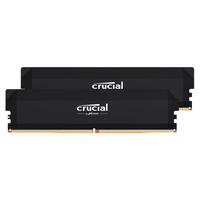 英睿达 美光32GB（16GB×2）套装 DDR5 6400频率台式机内存条 Pro系列 美光原厂颗粒  CL32 黑色