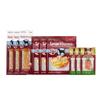移动端：SmartBones 狗狗磨牙棒咬胶尝鲜组合缠鸡肉洁齿骨9支装