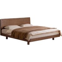 源氏木语实木床现代简约卧室悬浮床床头可置物双人床 悬浮床1.5*2+床垫J56