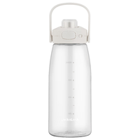 乐扣乐扣（LOCK&LOCK）大容量塑料运动水杯户外便携水壶带拎手刻度男女夏季杯子