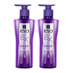 吕 防脱吕洗发水400ml*2 防脱滋养赋活发根无硅油洗发露