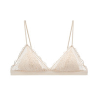 移动端：ETAM 艾格 法式三角杯内衣女无钢圈性感春夏薄款胸罩细肩带小胸蕾丝文胸