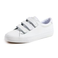 Keds 女性 Jump Kick V 时尚运动鞋 透气 White Leather 尺码7.5
