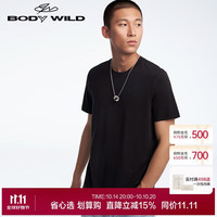 BODYWILD 情侣同款舒适打底短袖T恤 ZBN12QU1