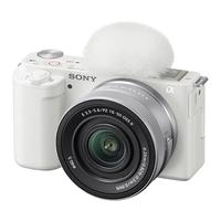 索尼 ZV系列 标准镜头 相机套装+套机镜头E PZ 16-50mm F3.5-5.6 OSS II  单头套机 白色