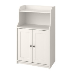 宜家 IKEA HAUGA豪嘉双门柜置物柜餐边柜简约现代储物柜子收纳柜