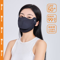 UV100 防晒口罩防紫外线冰丝医美易呼吸开口透气喝水防晒面罩25504