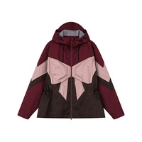 乌丫 UOOYAA 可脱卸内胆蝴蝶结缎面提花机能羽绒外套