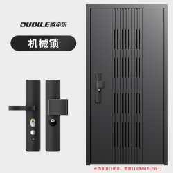 欧帝乐 防盗门入户门家用通风进户门带纱窗的豪华客厅通风格栅单门