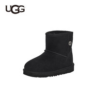 UGG童鞋秋冬儿童靴子女童保暖短靴儿童雪地靴 1118890T BLK 黑色【经典延续色】 30码