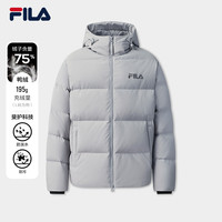 FILA RGB羽绒服|斐乐厚外套女2025冬运动保暖防风男户外 岩板灰-GY 175/96A/L