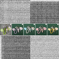 佰莱凯 卡通花朵可爱钥匙扣 颜色随机