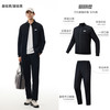安踏 运动服男套装秋冬新款针织外套跑步健身品牌正品运动两件套男
