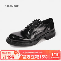 dreambox 钧博vibram高端马臀皮休闲皮鞋手工