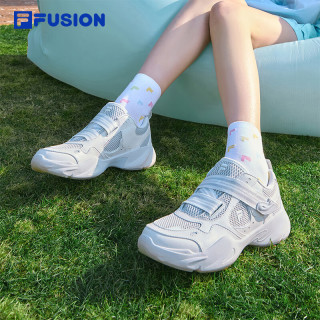 FILA 水滴鞋玛丽珍女鞋凉鞋夏季网面透气运动鞋子