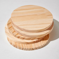 餐将军 木质隔热垫餐桌垫防滑垫子茶杯垫碗垫杯垫防烫锅垫 实木隔热垫-垫子（5片）