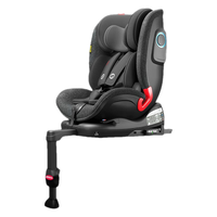 路途乐途趣儿童座椅0-12岁360旋转婴儿车载汽车用可坐可躺乐迪宝贝 粽野绿-智能通风款【i-Size认证