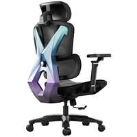 傲风G5电竞椅子人体工学椅电脑椅办公椅人工力学座椅游戏椅 新G5专业版【6D扶手】紫
