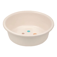 茶花(CHAHUA)洗脸盆家用加厚耐用婴儿洗屁屁小盆子女生洗衣用宿舍大塑料盆 41cm浅咖 加厚【1只装】