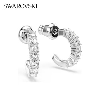 施华洛世奇 Mini Hoop耳钉女轻奢闺蜜女 白色5717567