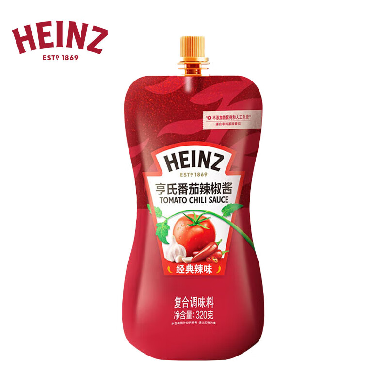 Heinz亨氏【任选组合】亨氏番茄酱沙拉酱辣椒酱小包装家用商用组合 番茄辣酱酱