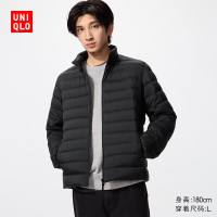 今日必买：优衣库 男装/男女同款高级轻型羽绒茄克便携立领外套夹克防静电