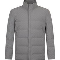 柒牌【白鸭绒】男装加厚立领羽绒服男冬季舒适保暖羽绒外套 深灰 L (175)