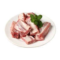 郯润食品 黑猪猪肋排4斤/袋 (精排) 冷冻猪排骨猪肋条生鲜食材 黑猪猪肋排4斤(真空包装)