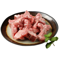 郯润食品 黑猪猪脊骨块4斤/袋 冷冻猪龙骨猪骨汤骨生鲜食材 黑猪猪脊骨块4斤(真空包装)