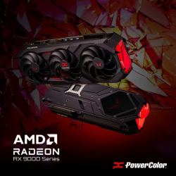 撼讯 POWERCOLOR 9070XT 暗黑犬